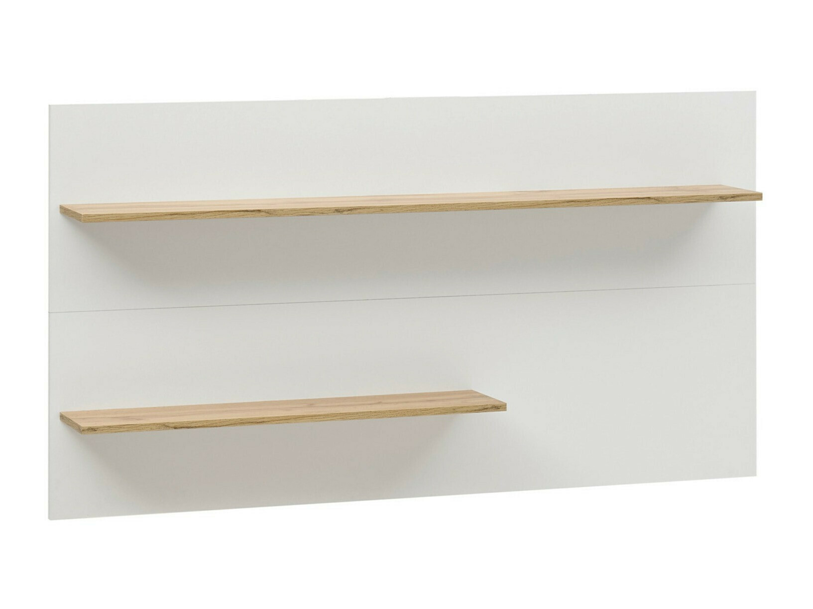 Ensemble de salon Elbsori 147 (Blanc + Chêne wotan)