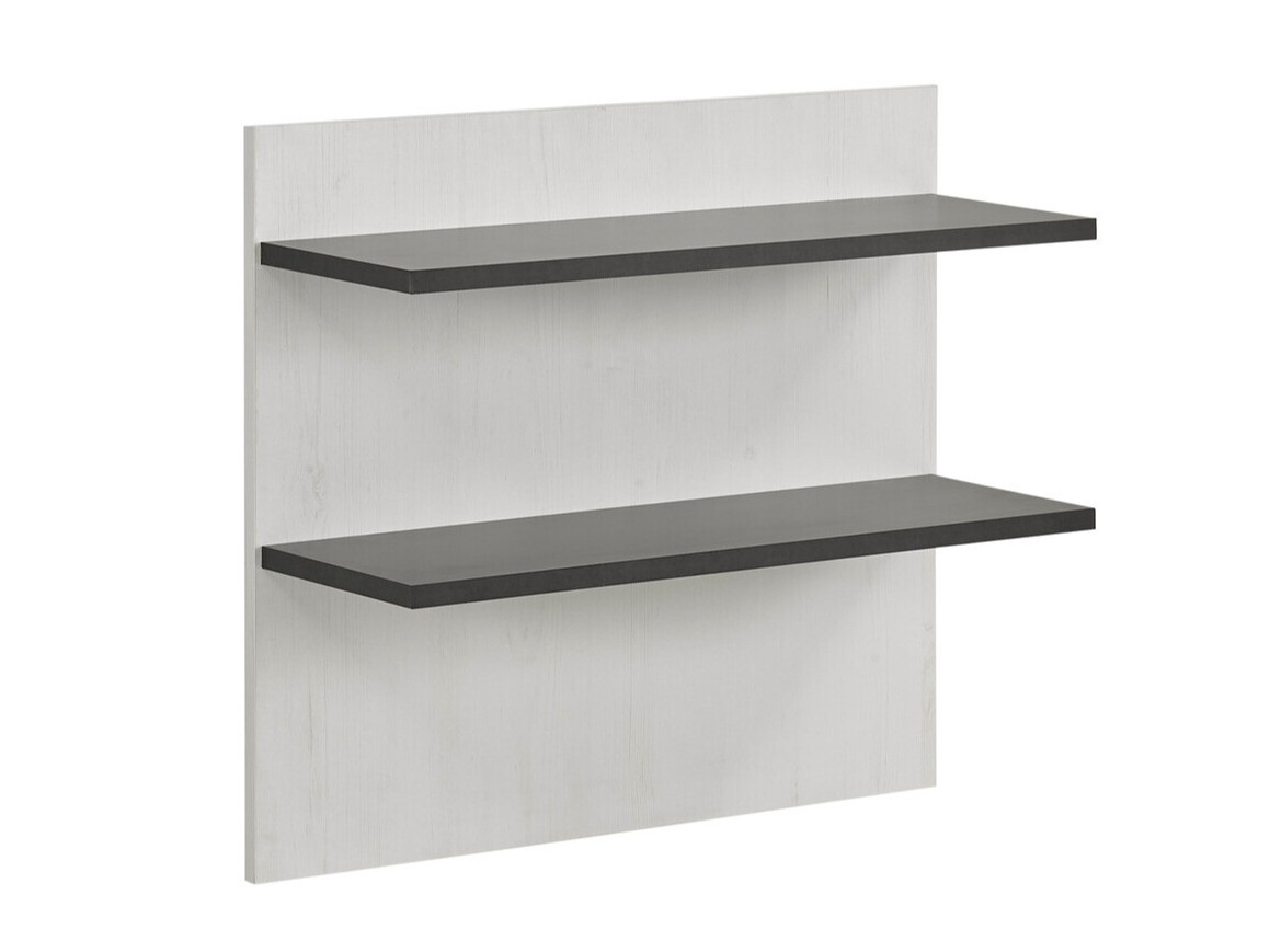 Étagère murale Cirtale 105 (Anthracite + Pin blanchi)