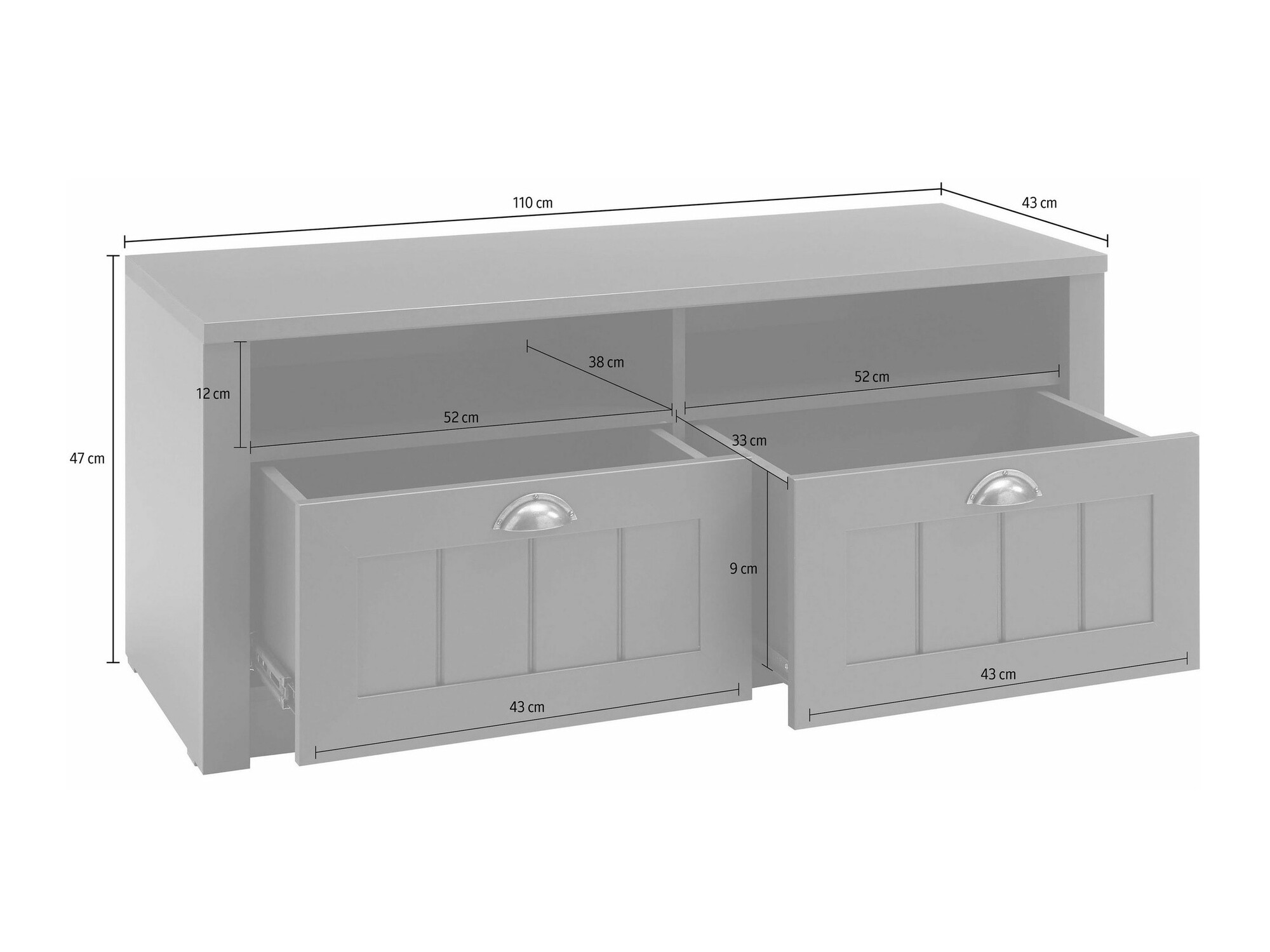 Meubles à chaussures Evalira 122