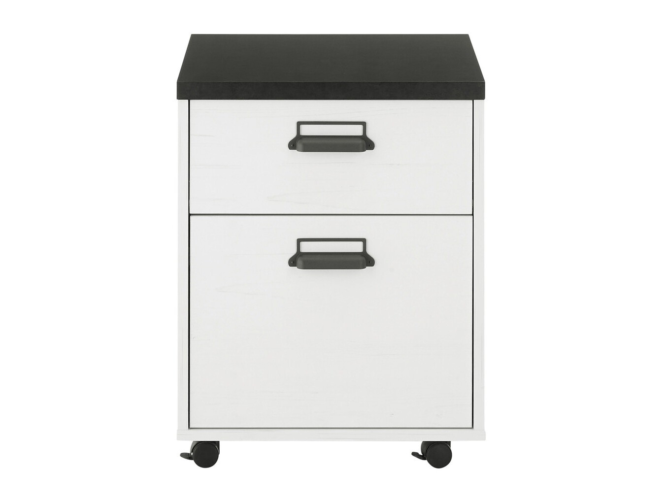 Tiroirs de bureau Cirtale 103 (Anthracite + Pin blanchi)