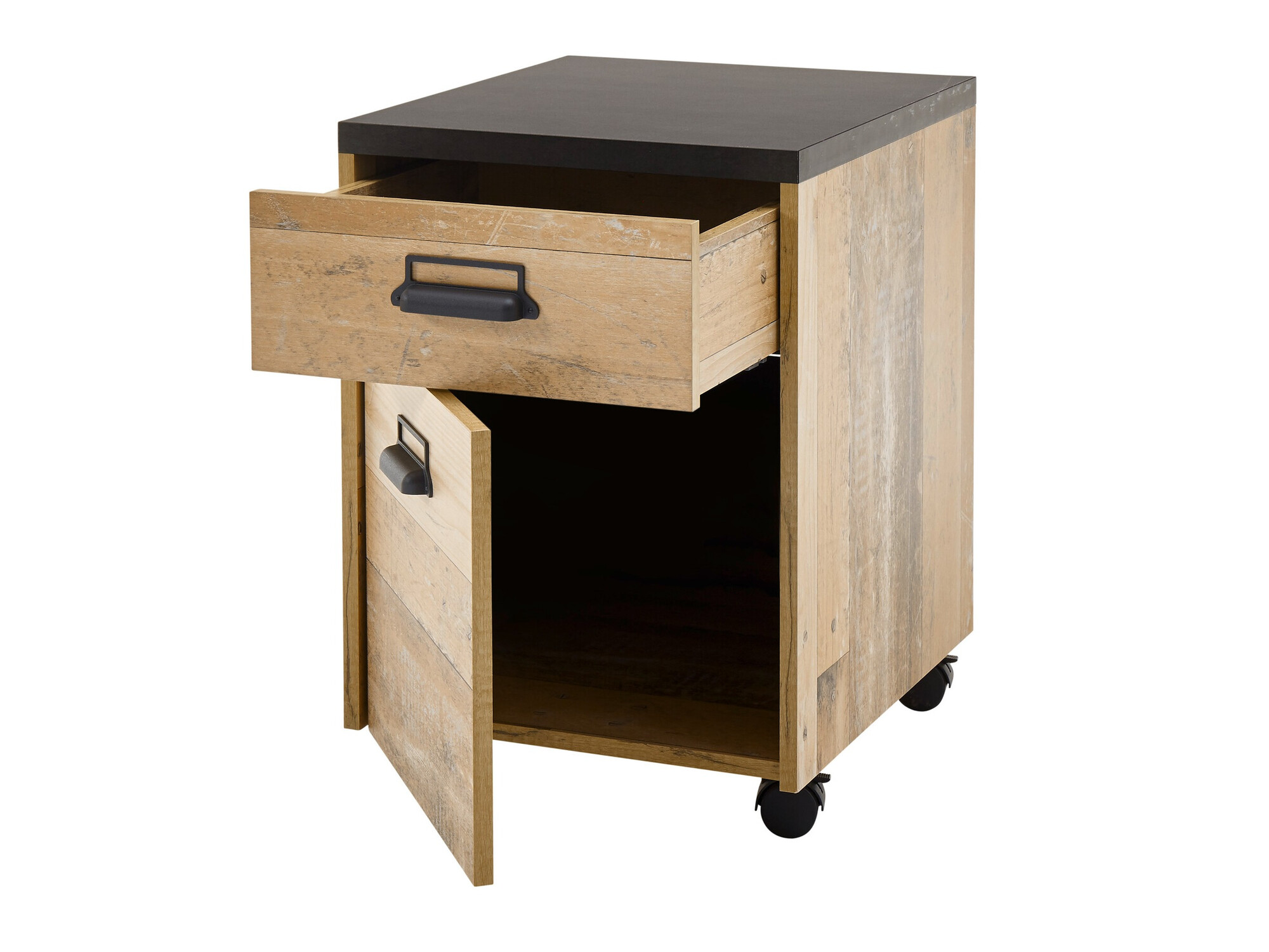 Tiroirs de bureau Cirtale 103 (Arbre âgé + Anthracite)