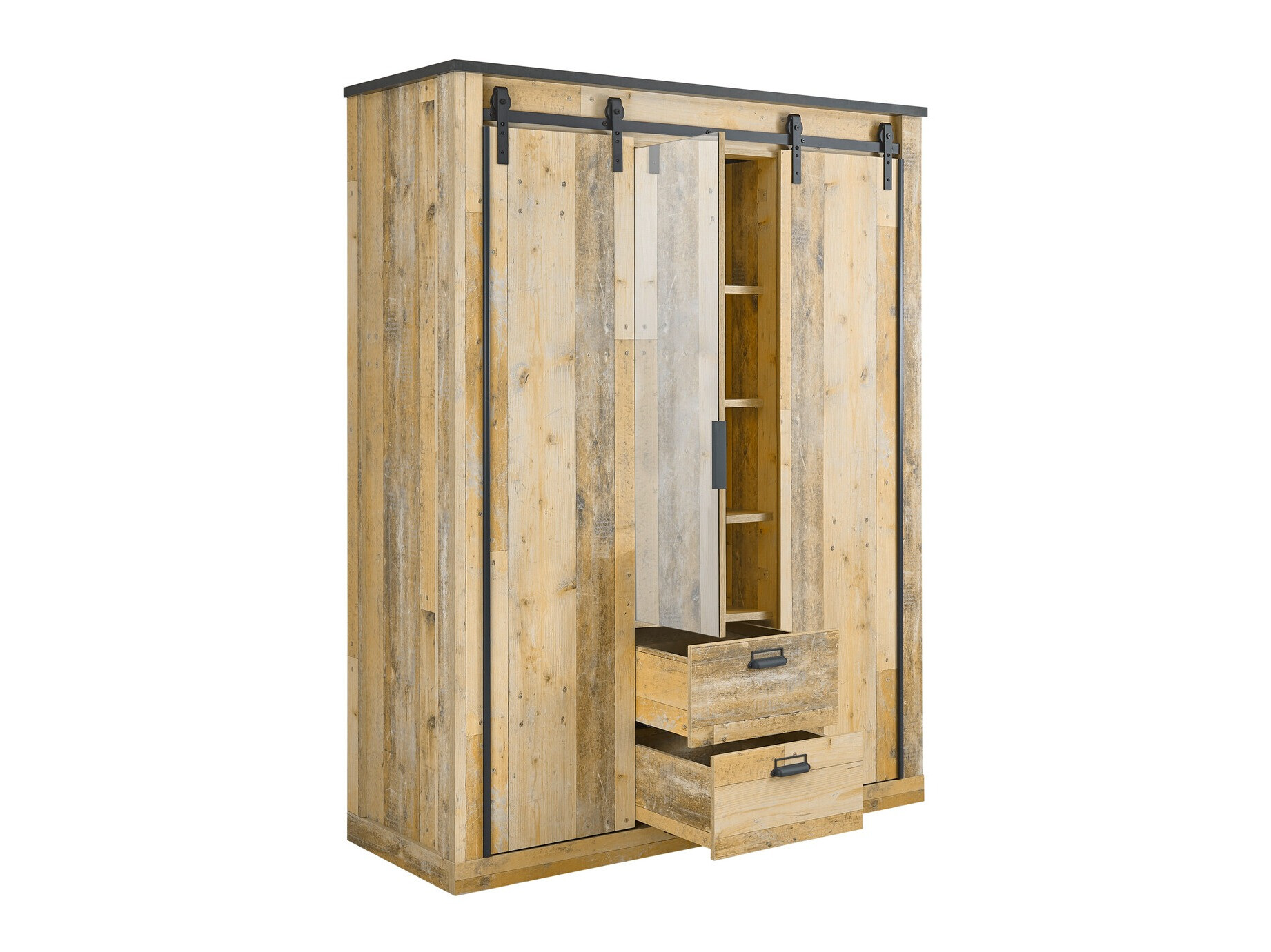 Armoire Cirtale 107 (Anthracite + Arbre âgé)