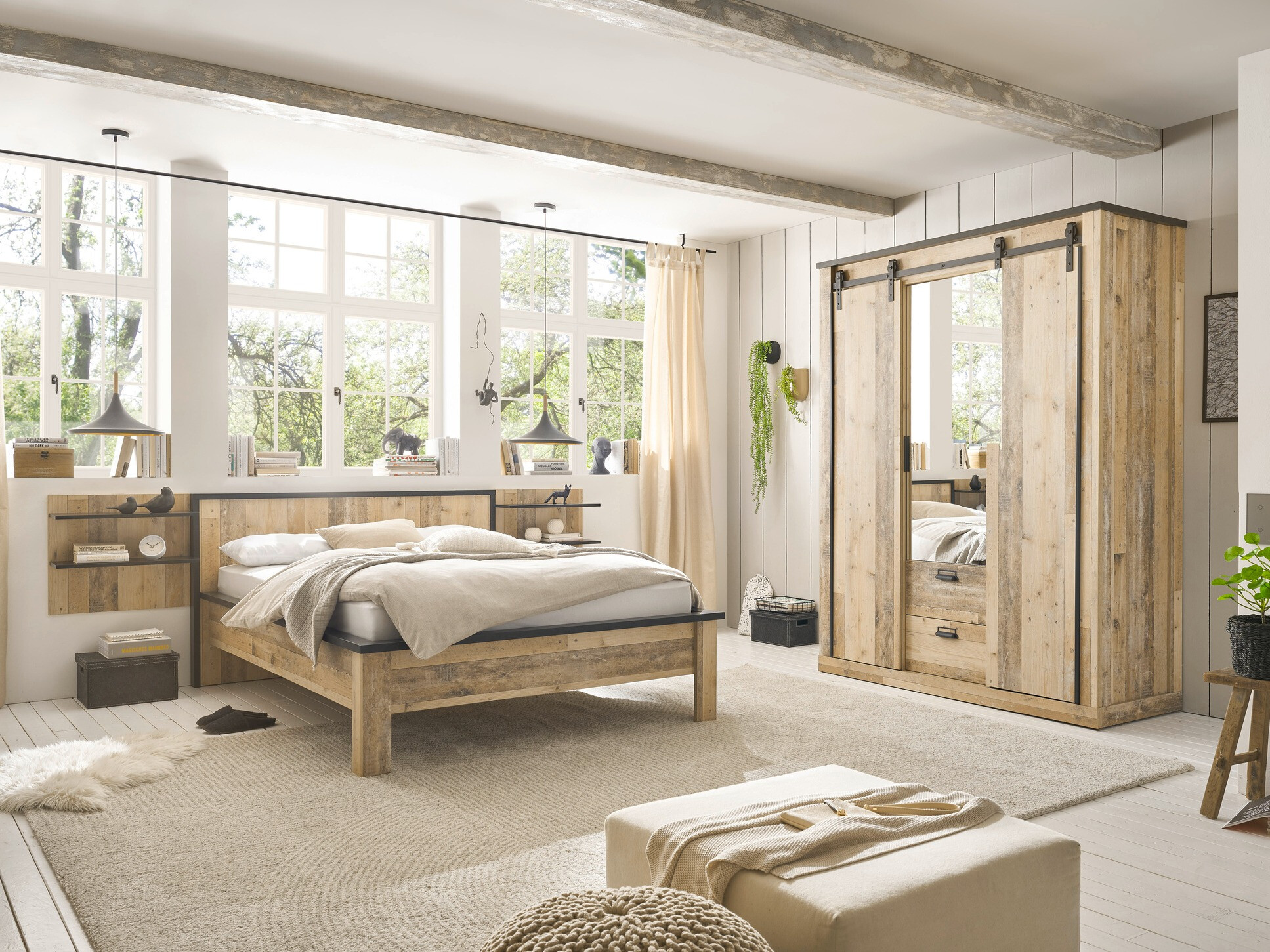 Armoire Cirtale 107 (Anthracite + Arbre âgé)