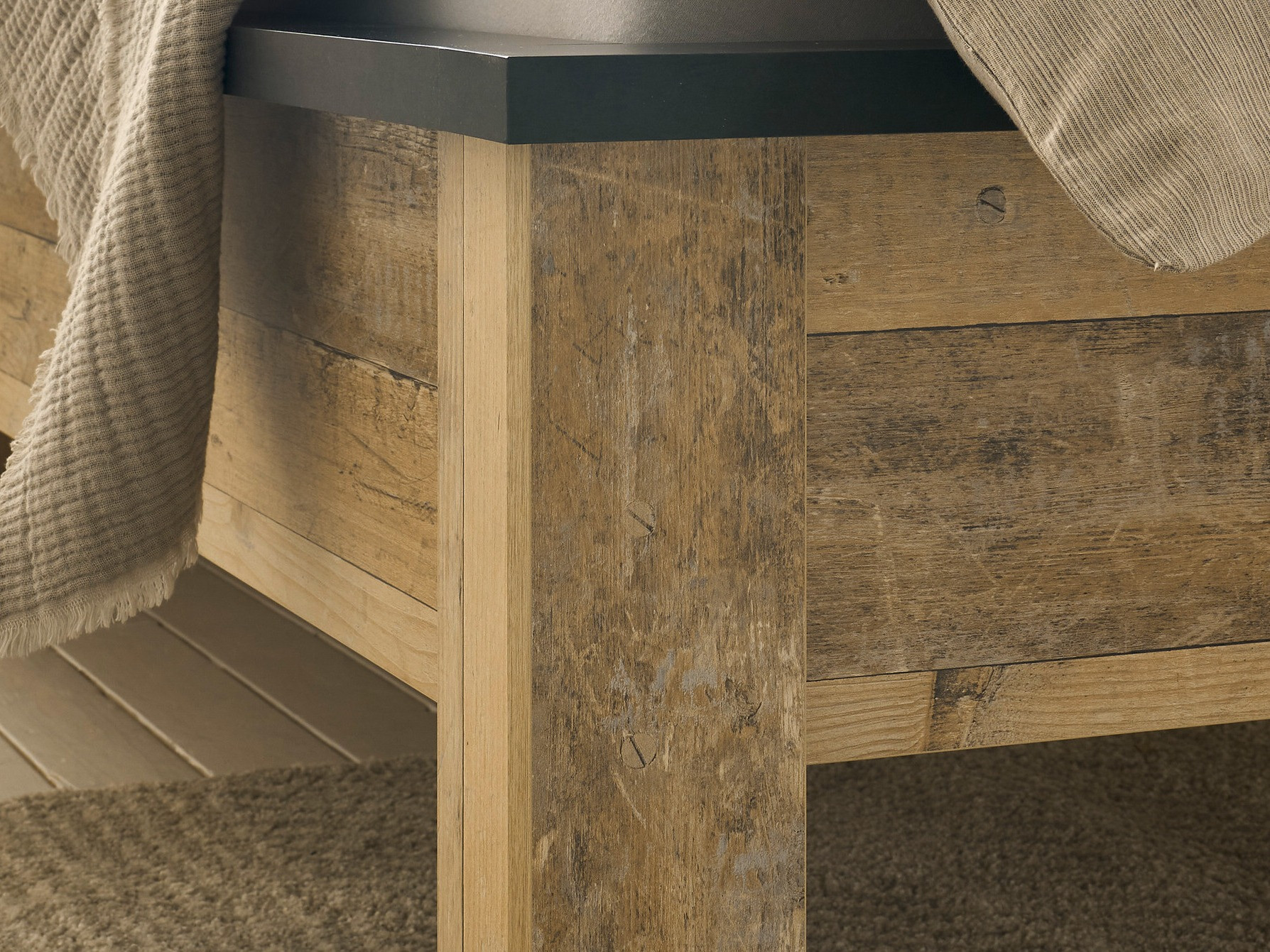 Lit Cirtale 109 (Arbre âgé + Anthracite)