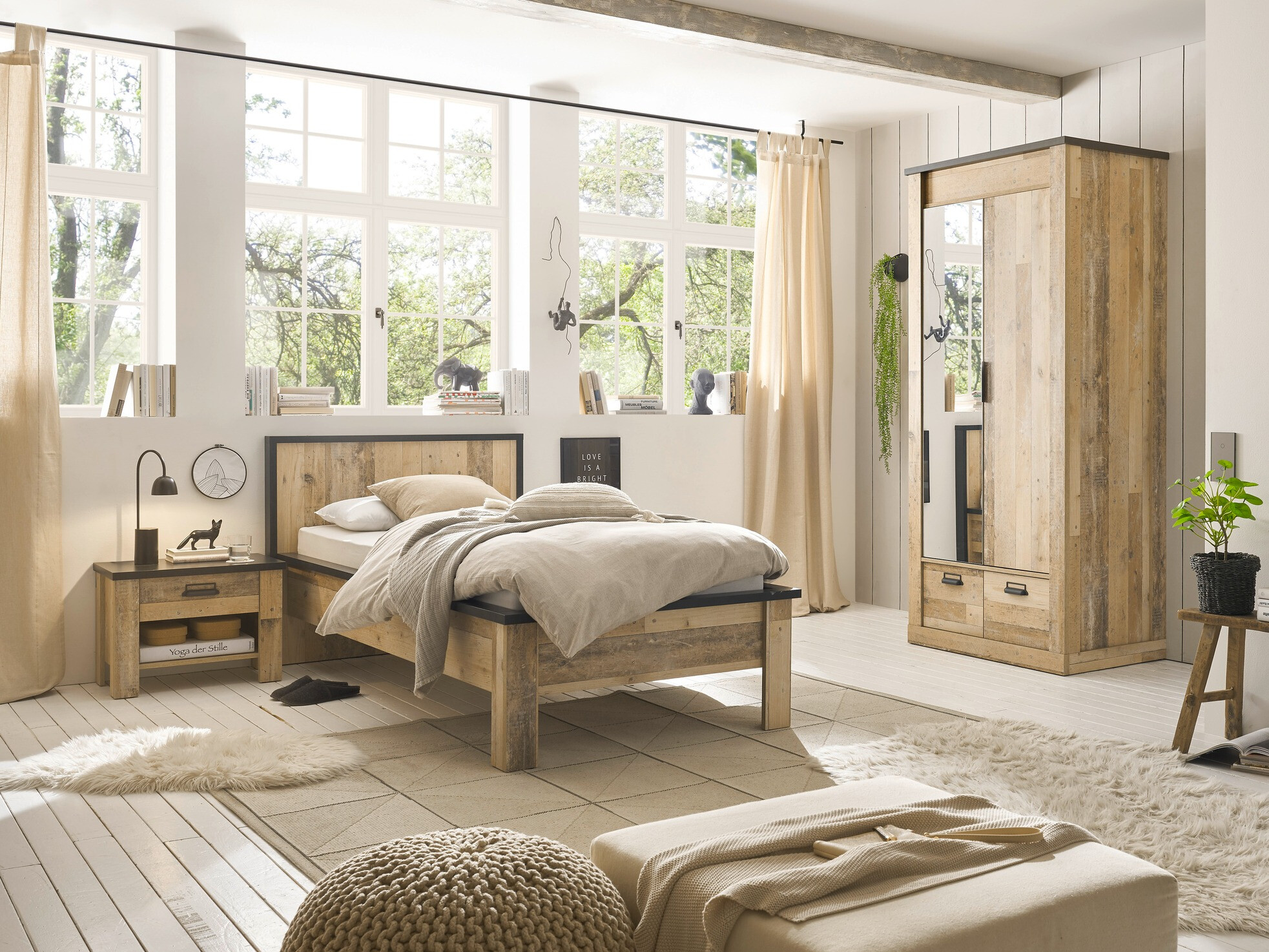 Lit Cirtale 109 (Arbre âgé + Anthracite)