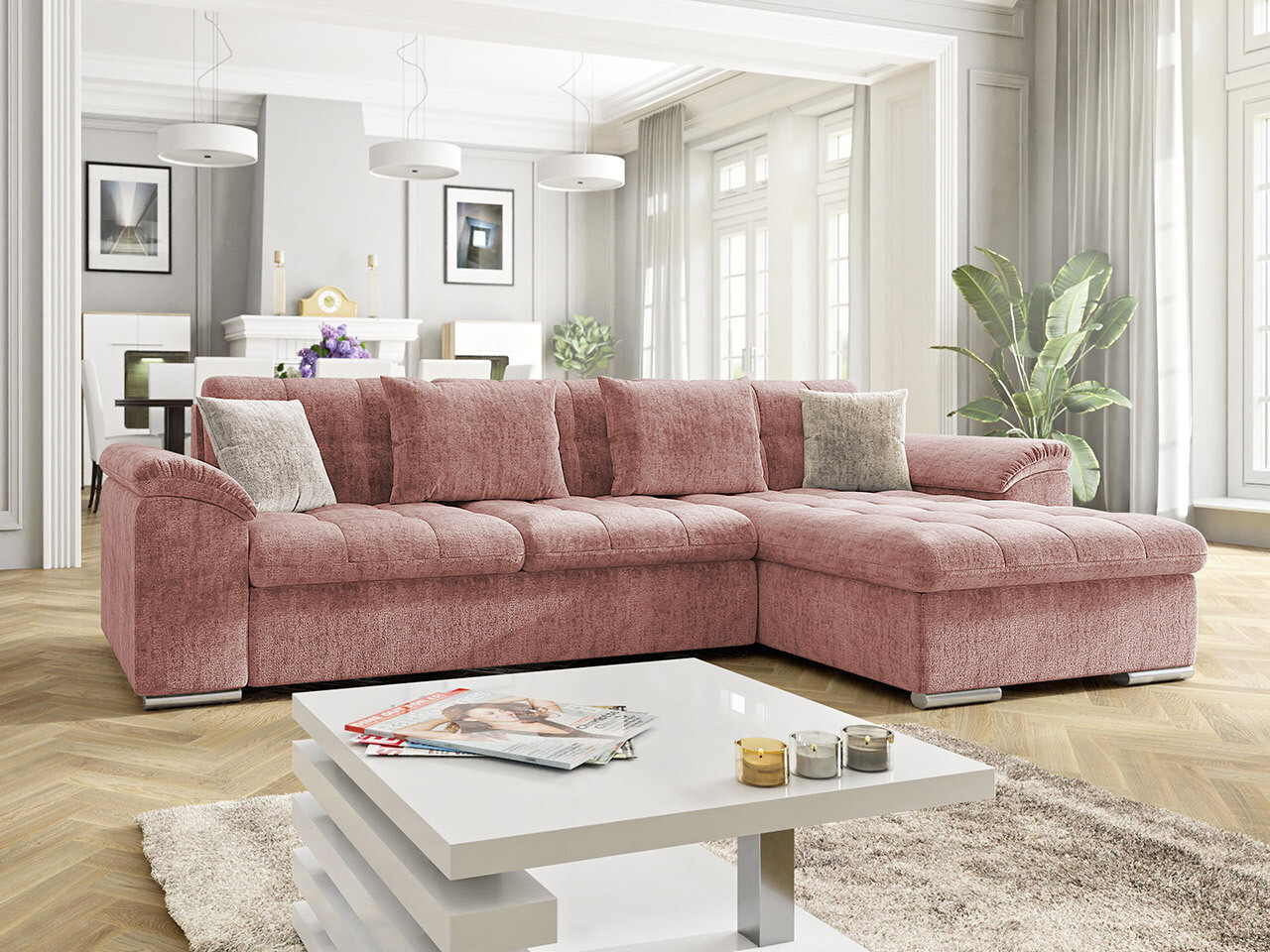 Canapé d'angle Comfivo 107 (Miu 2034 + Miu 2041)