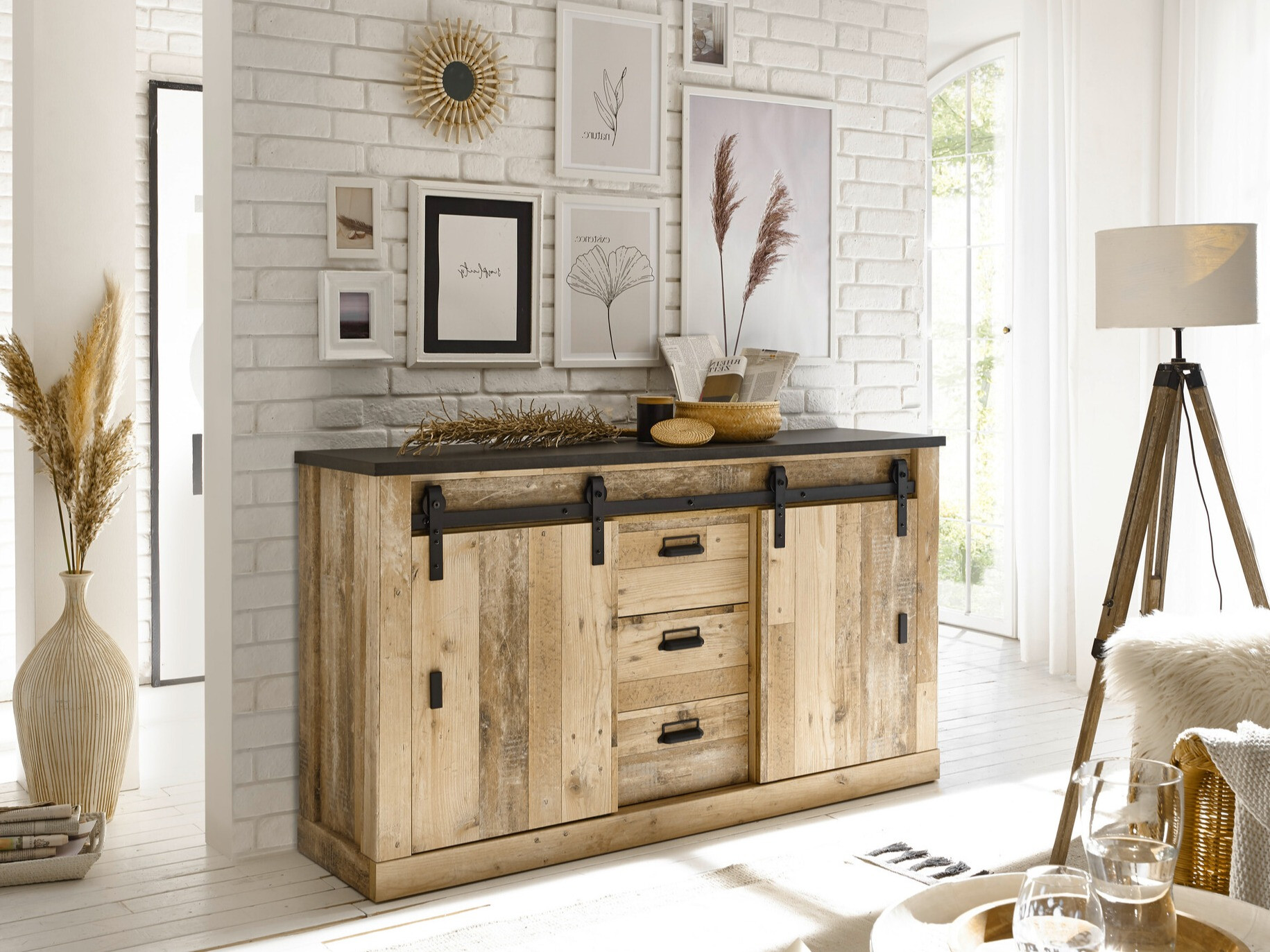 Commode Cirtale 116 (Anthracite + Arbre âgé)