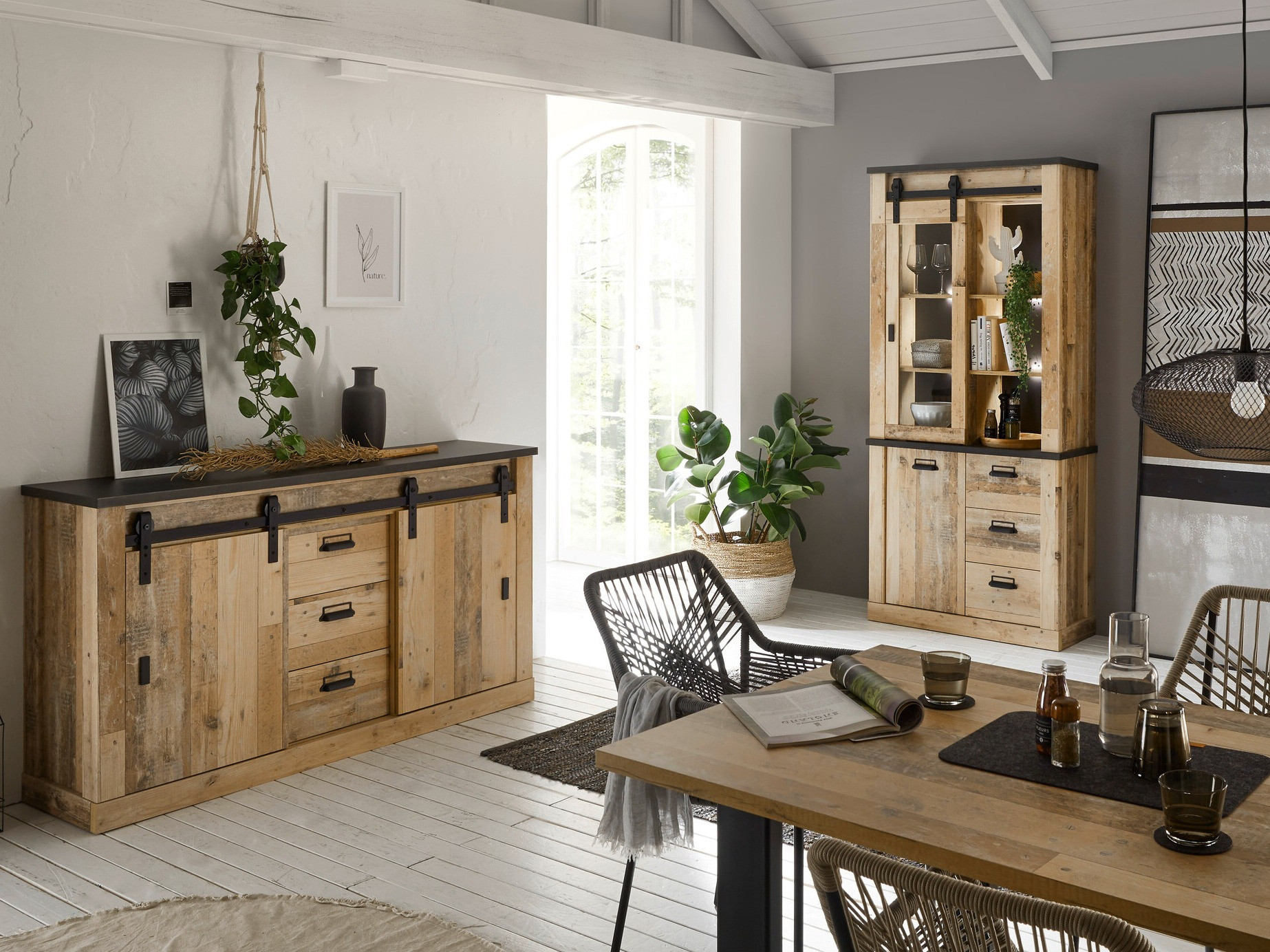 Commode Cirtale 116 (Anthracite + Arbre âgé)