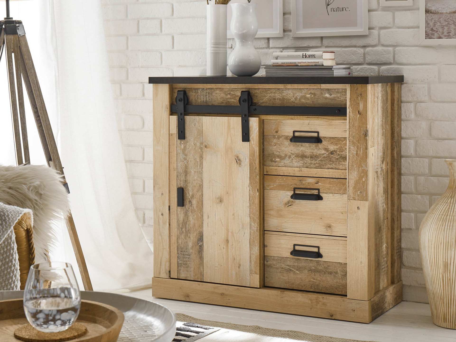 Commode Cirtale 117 (Anthracite + Arbre âgé)