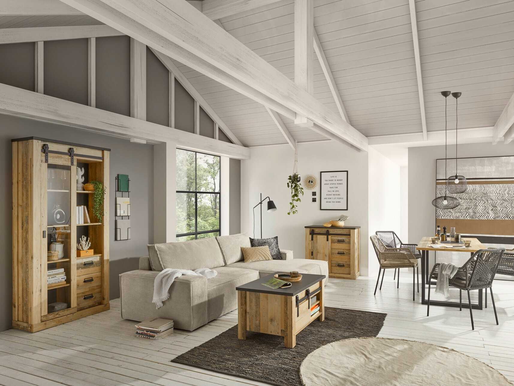 Commode Cirtale 117 (Anthracite + Arbre âgé)