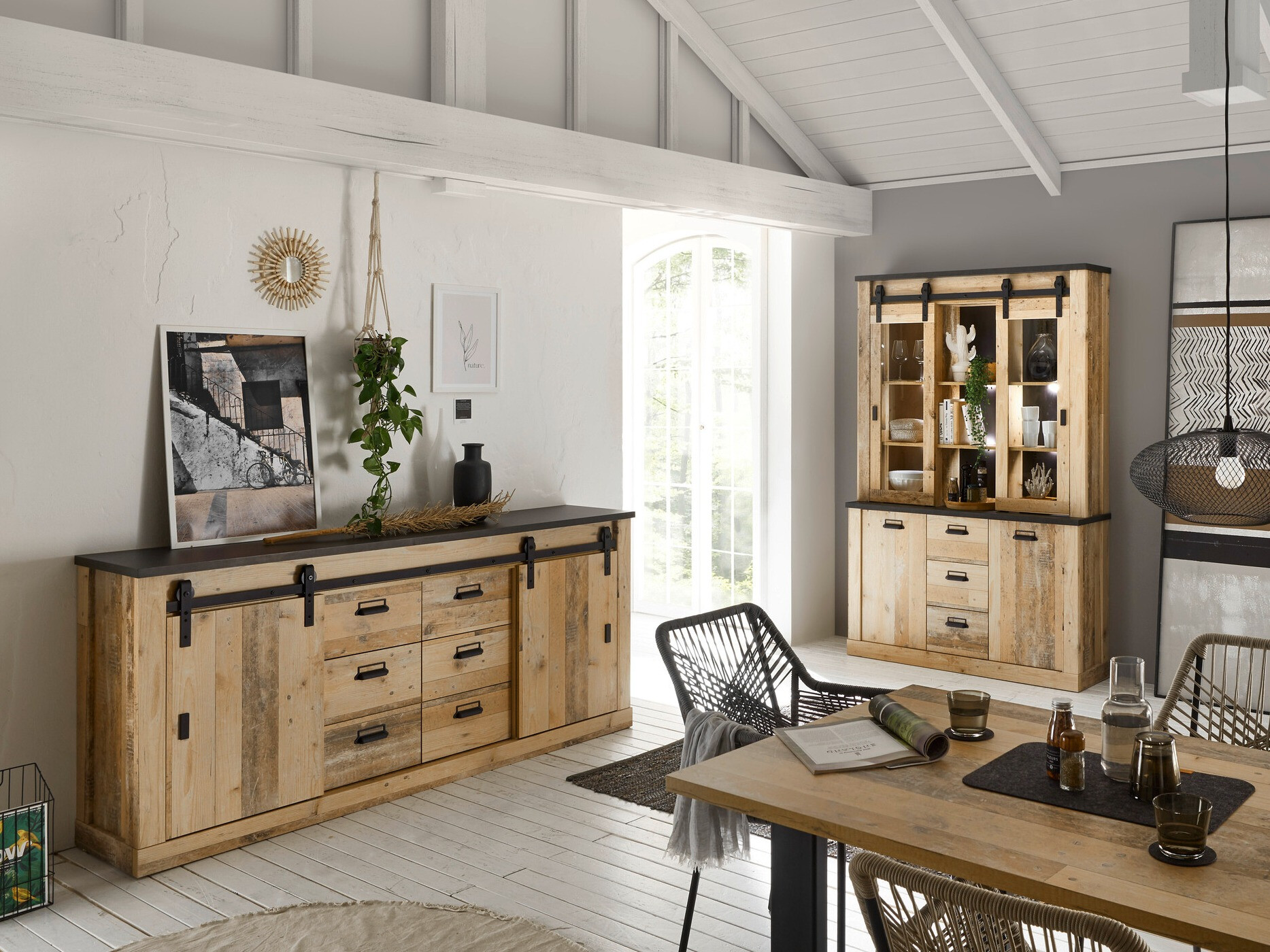 Étagère Cirtale 110 (Arbre âgé + Anthracite)