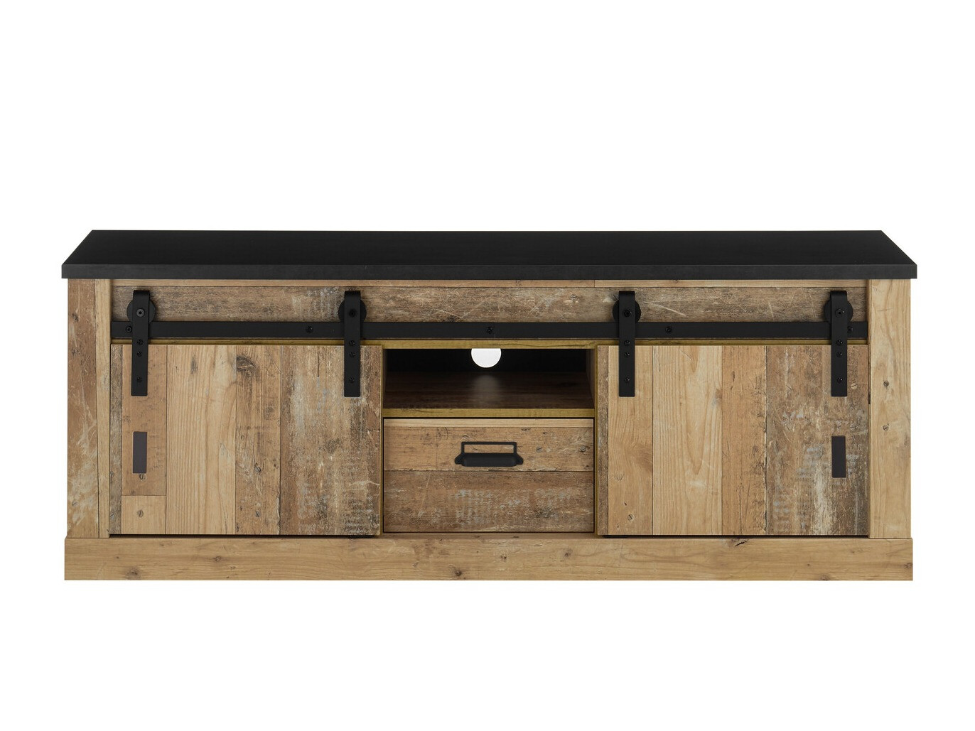 Meuble TV Cirtale 112 (Anthracite + Arbre âgé)