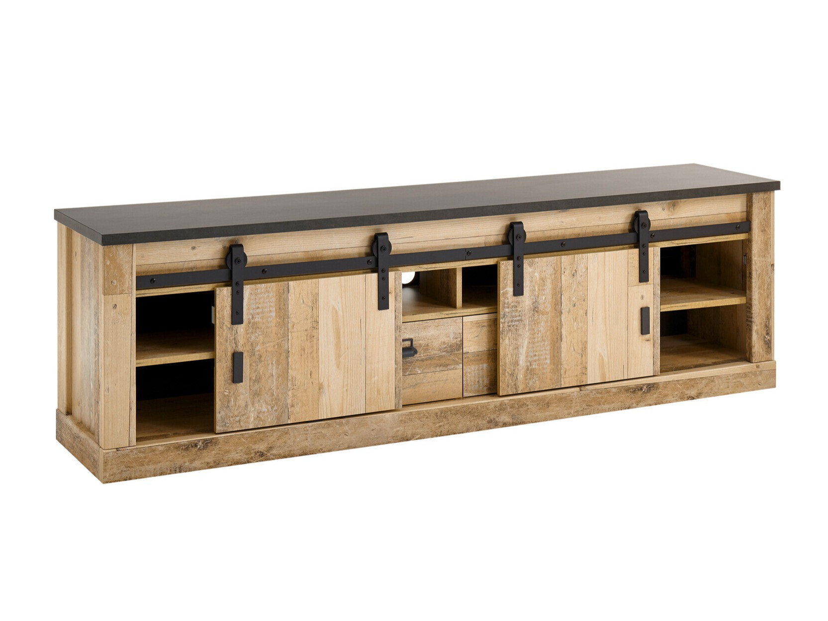 Meuble TV Cirtale 113 (Anthracite + Arbre âgé)