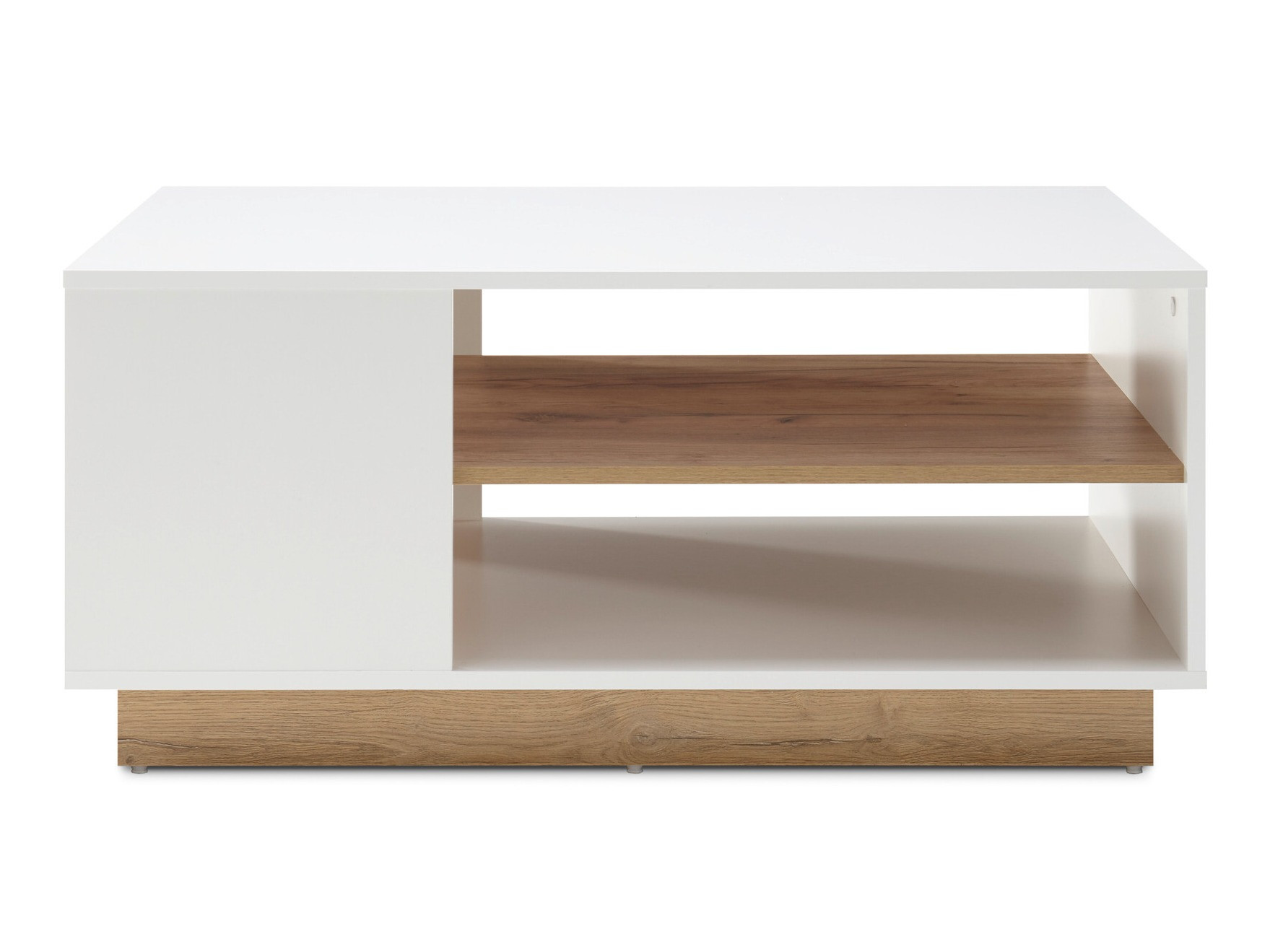 Table basse Veropho 108 (Blanc + Grandson chêne)