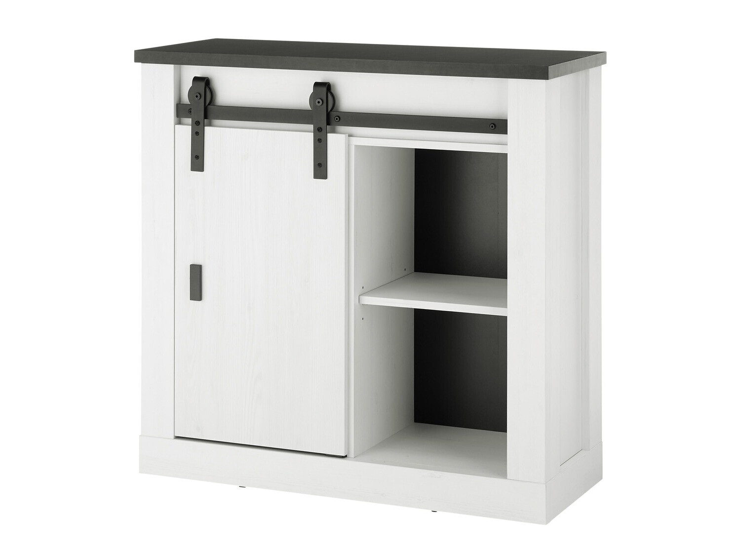 Buffet Cirtale 119 (Pin blanchi + Anthracite)