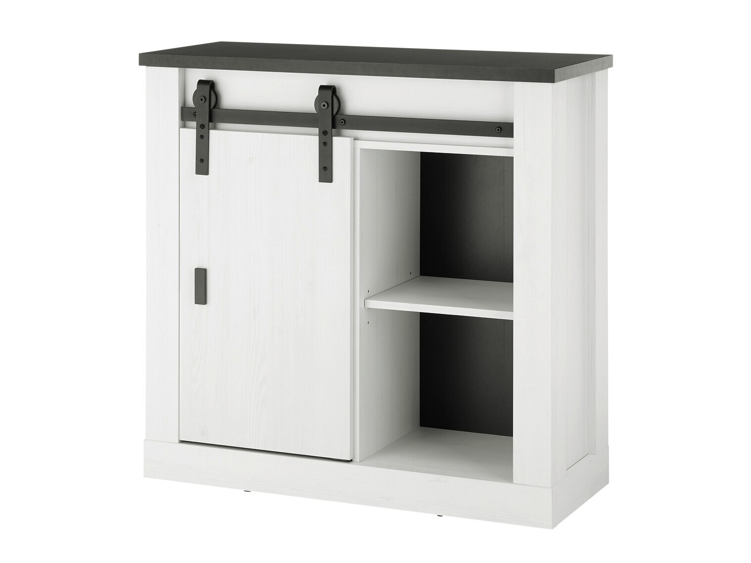 Buffet Cirtale 119 (Pin blanchi + Anthracite)