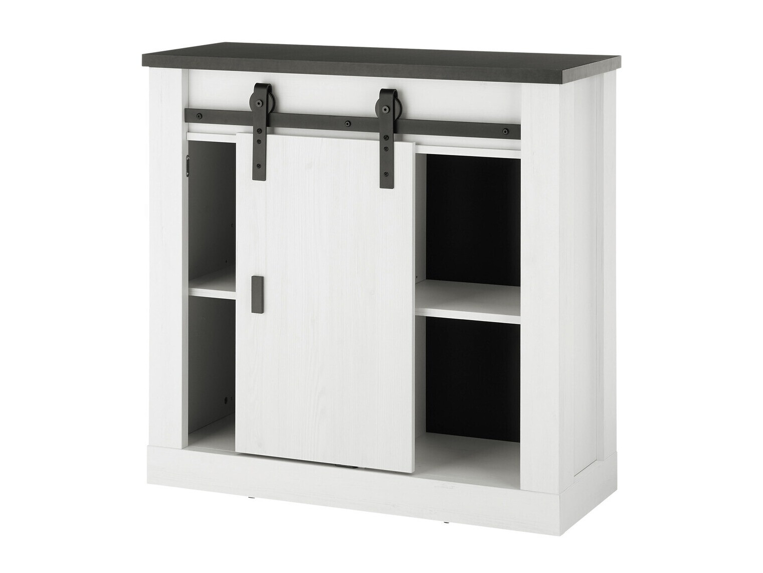 Buffet Cirtale 119 (Pin blanchi + Anthracite)
