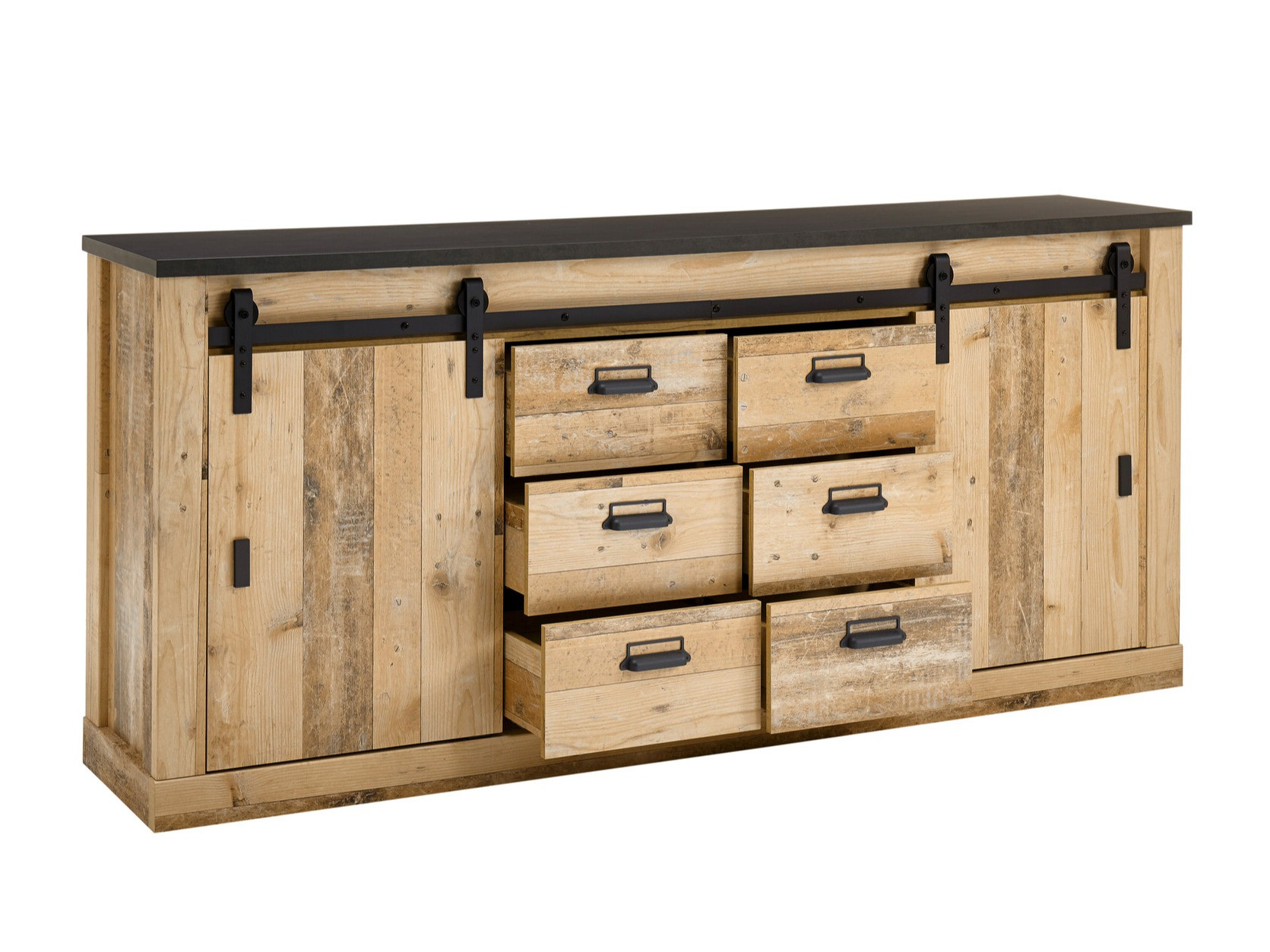 Commode Cirtale 118 (Anthracite + Arbre âgé)