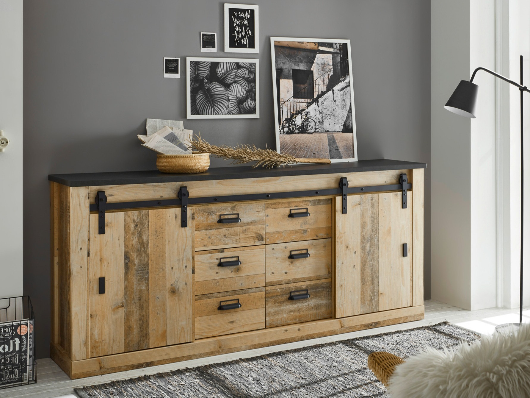 Commode Cirtale 118 (Anthracite + Arbre âgé)