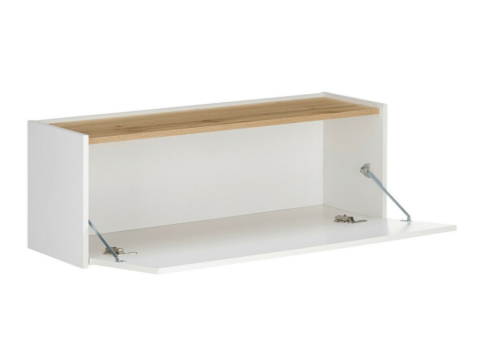 Ensemble de bureau à domicile Elbsori 158 (Blanc + Chêne wotan)