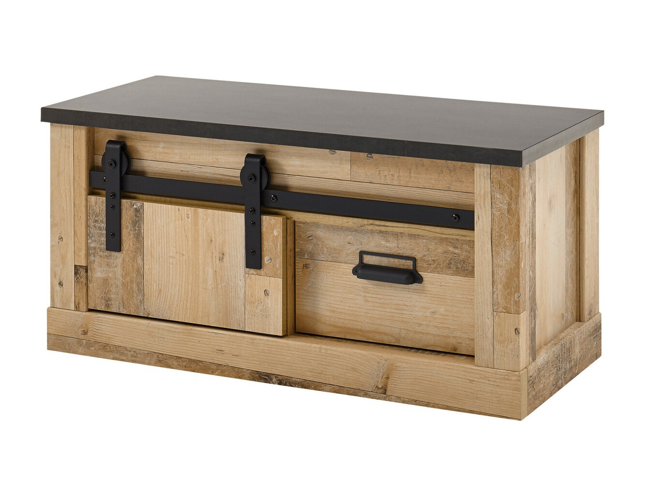 Meubles à chaussures Cirtale 124 (Anthracite + Arbre âgé)