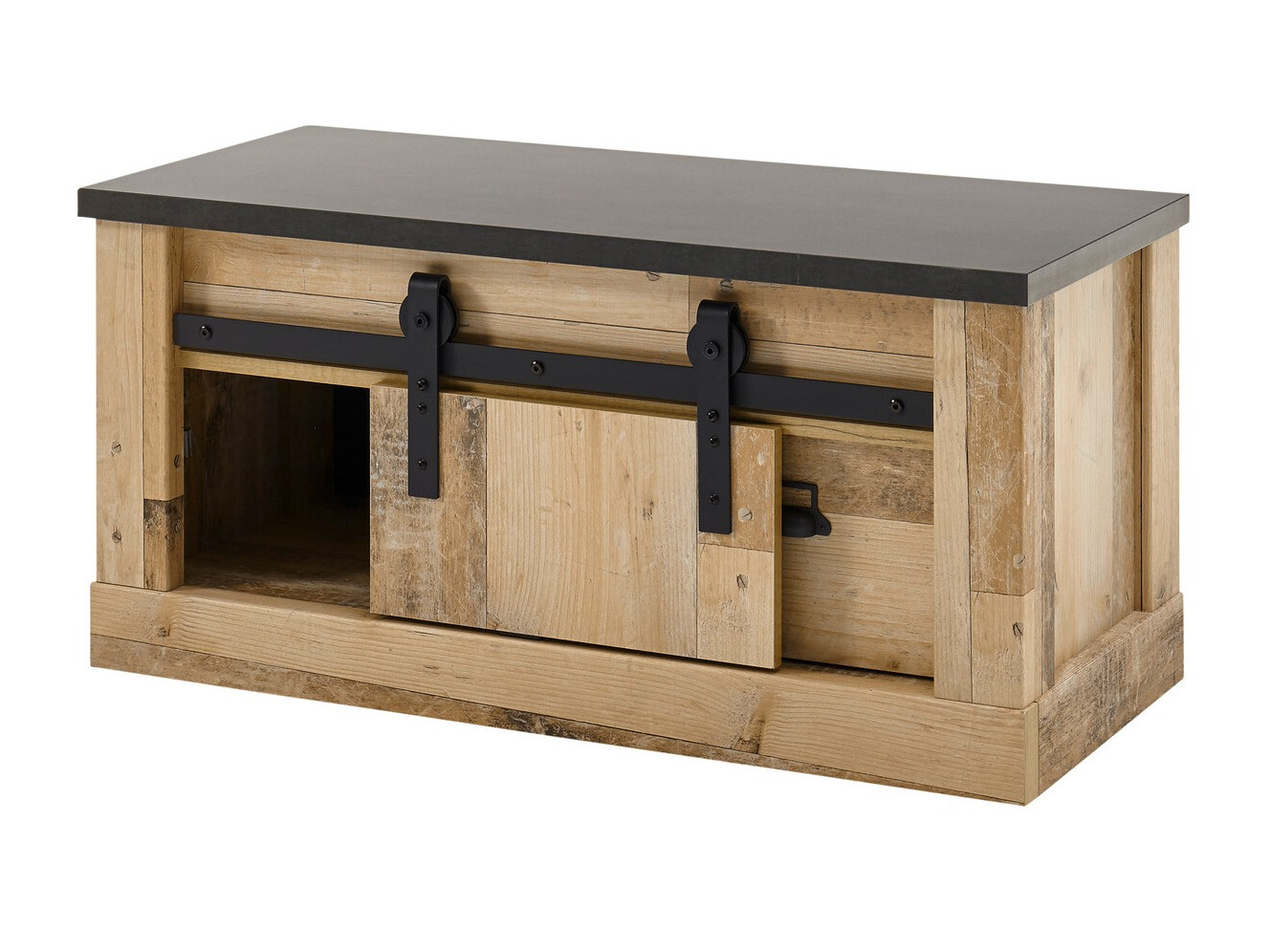 Meubles à chaussures Cirtale 124 (Anthracite + Arbre âgé)