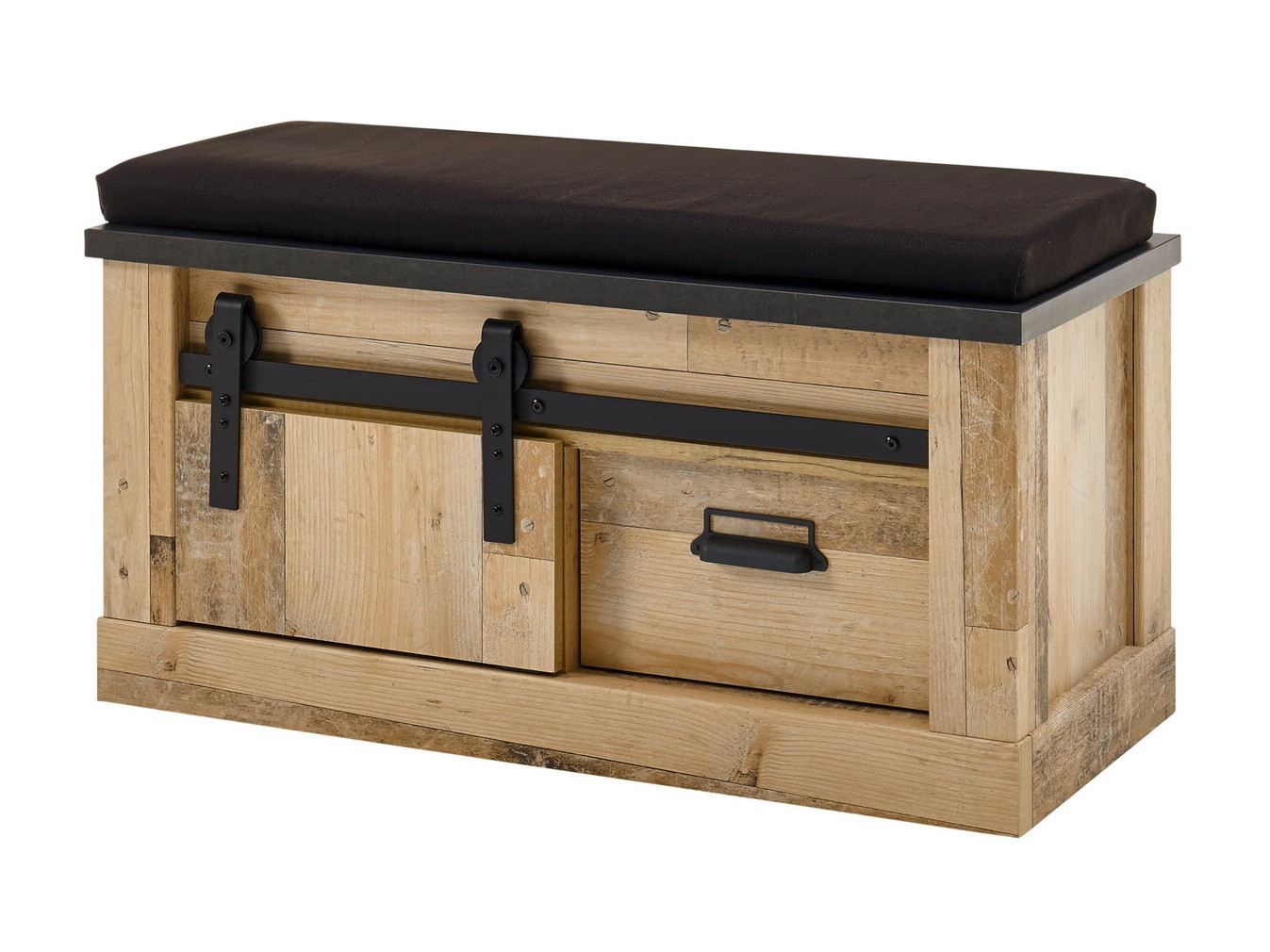 Meubles à chaussures Cirtale 125 (Anthracite + Arbre âgé)