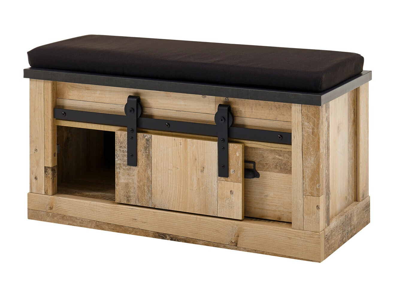 Meubles à chaussures Cirtale 125 (Anthracite + Arbre âgé)