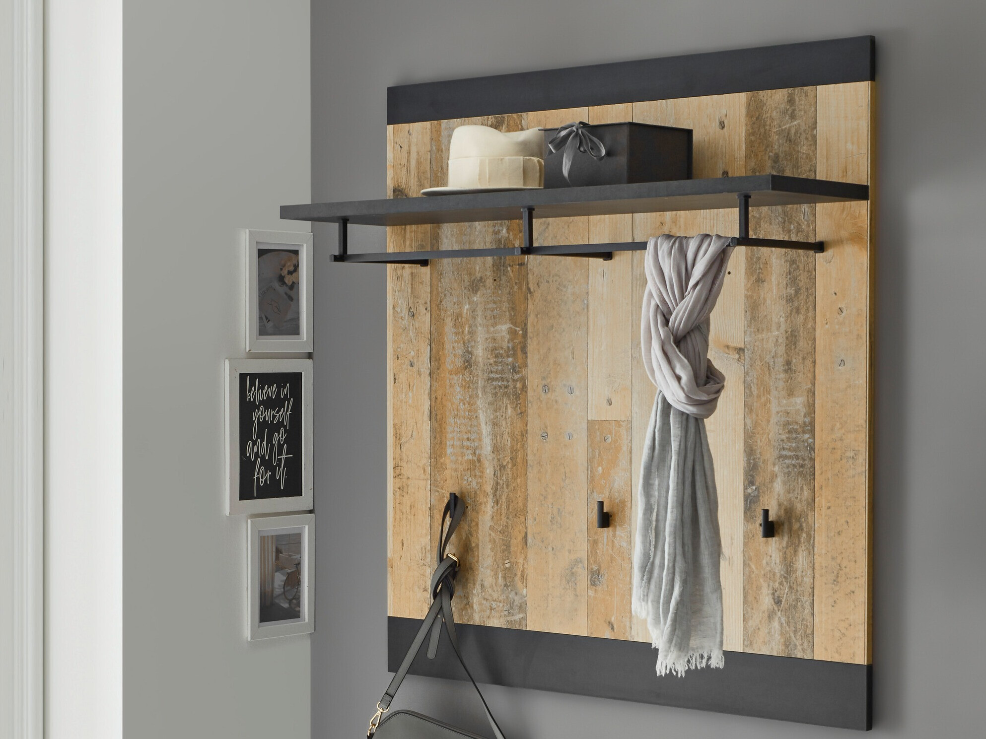 Portemanteau Cirtale 126 (Anthracite + Arbre âgé)