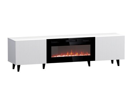 Meuble TV Levmari 106 (Blanc + Noir)
