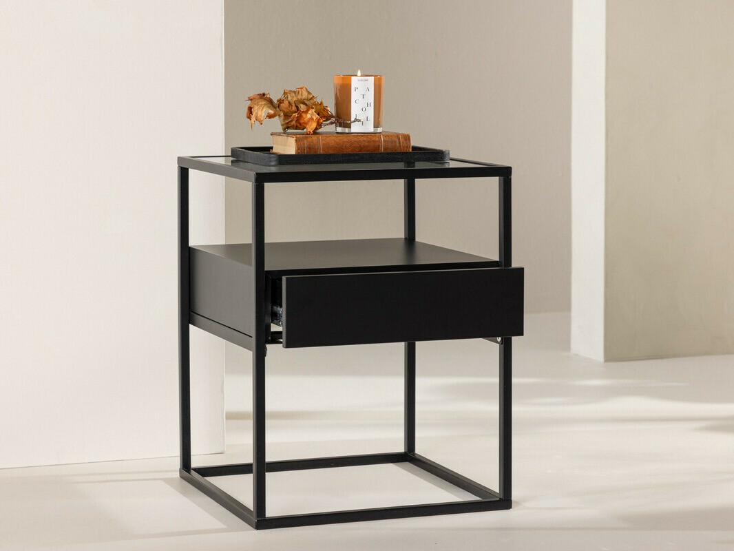 Table d'appoint Dallas 4367 (Noir)