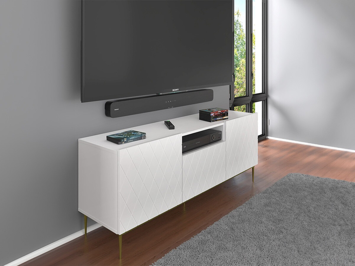 Meuble TV Melmoro 100 (Blanc)