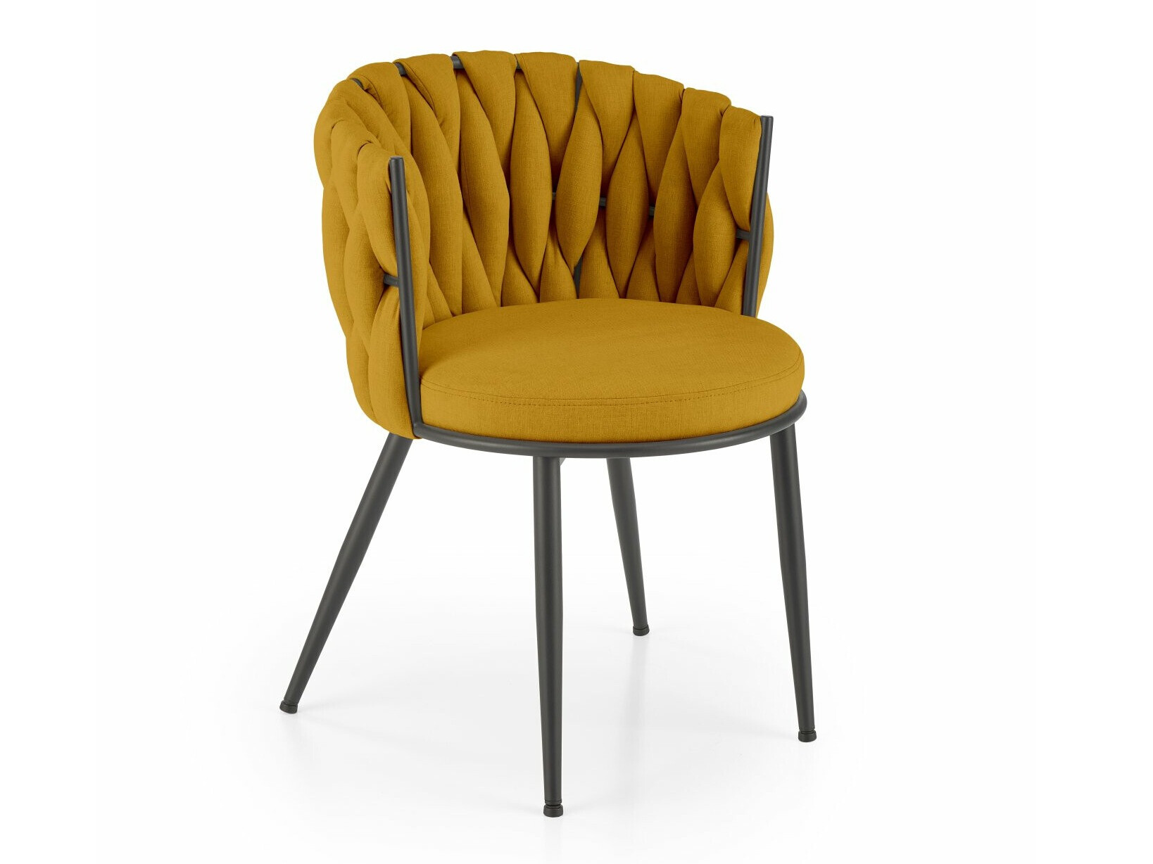 Chaise Houston 1508 (Moutarde + Noir)