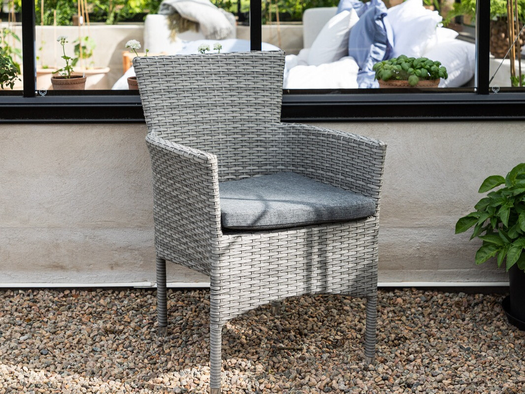 Chaise de jardin Dallas 4636 (Gris)