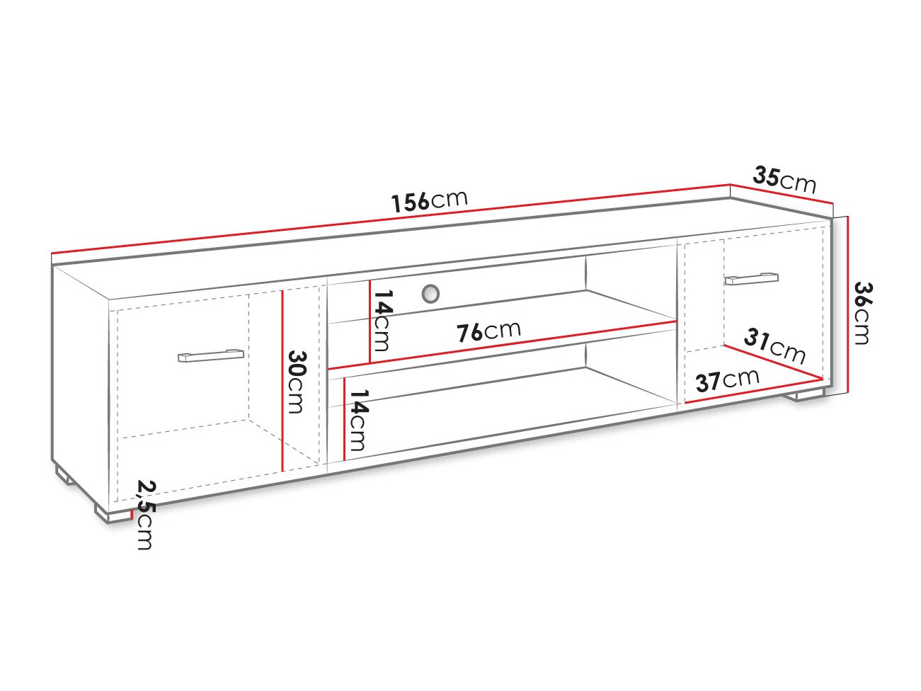 Meuble TV Comfivo Casus