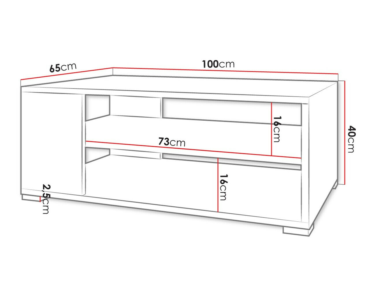 Table basse Comfivo Casus
