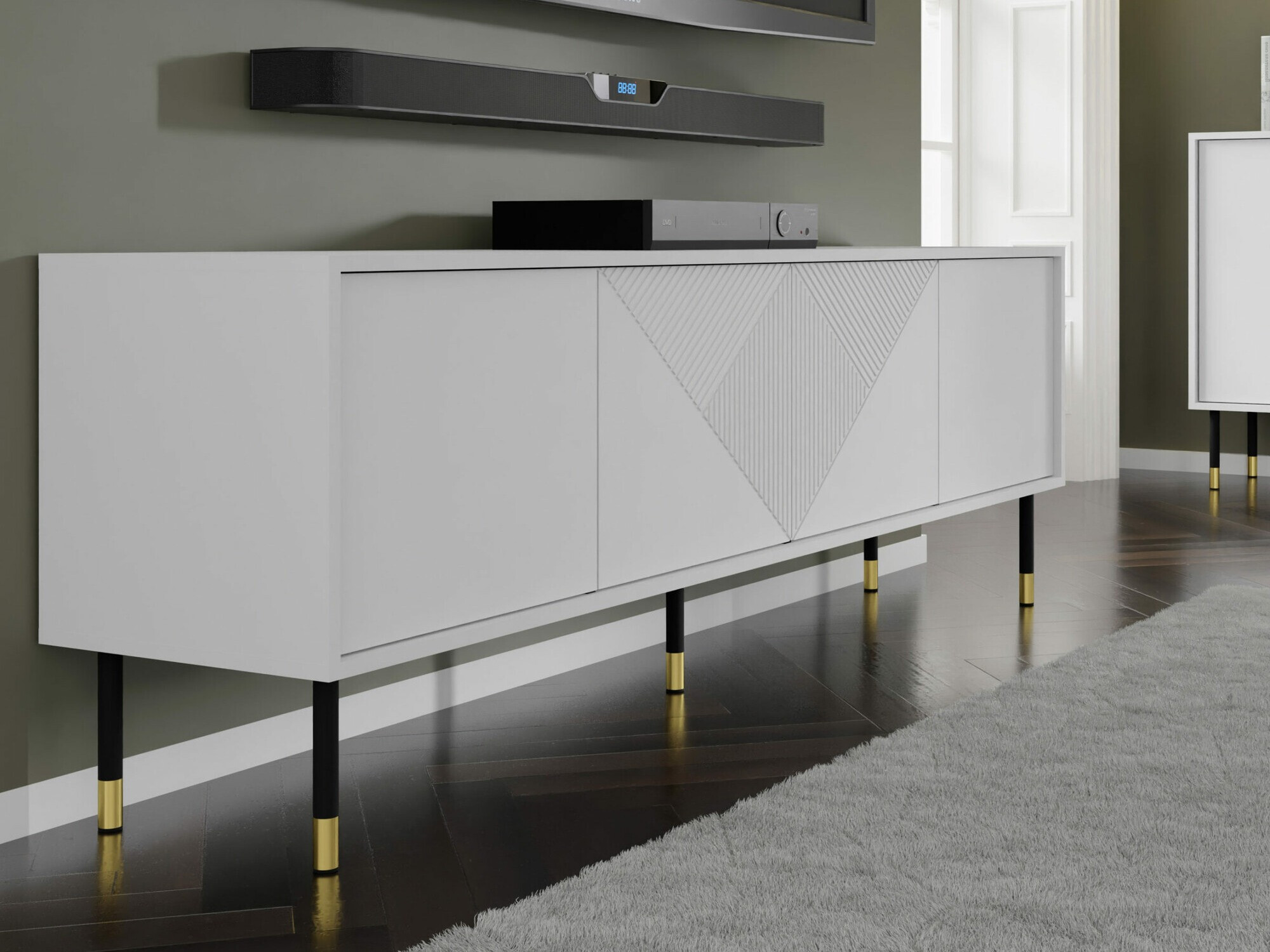 Meuble TV Teopha 100 (Blanc)