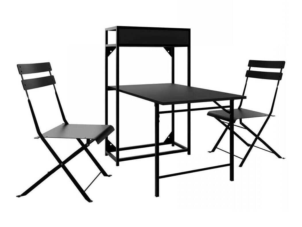 Ensemble de balcon Lenitus (Noir)