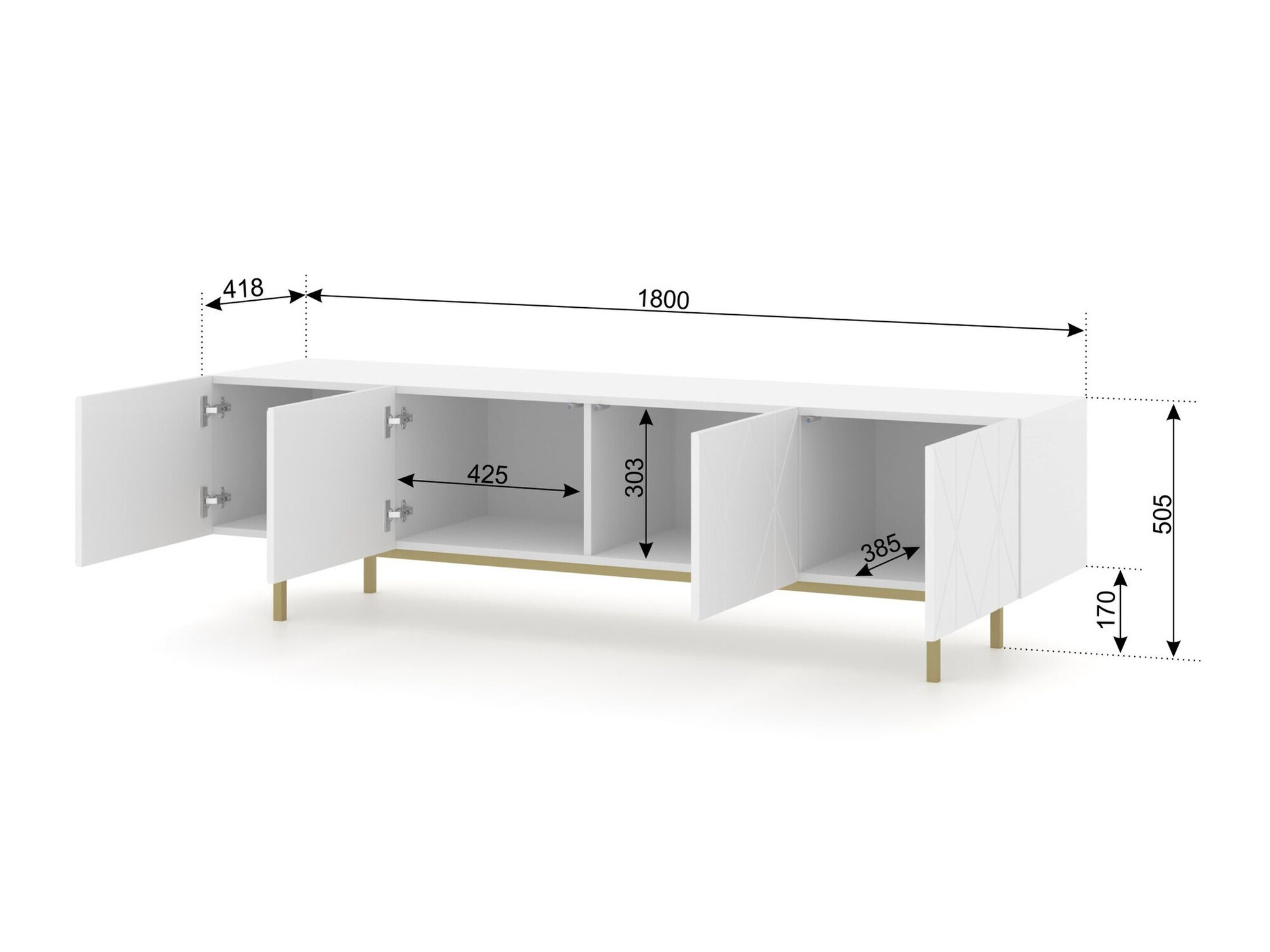 Meuble TV Buffalo 134