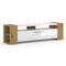 Meuble TV Buffalo 150 (Chêne Artisan + Blanc brillant)