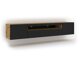 Meuble TV Morteo 104 (Chêne Artisan + Noir)