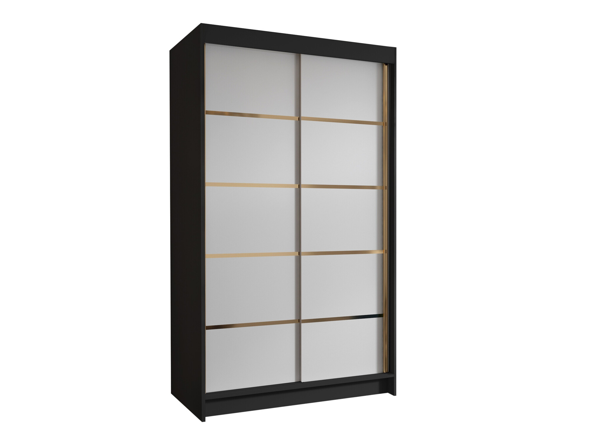 Armoire Closico Corden III (Noir + Blanc)
