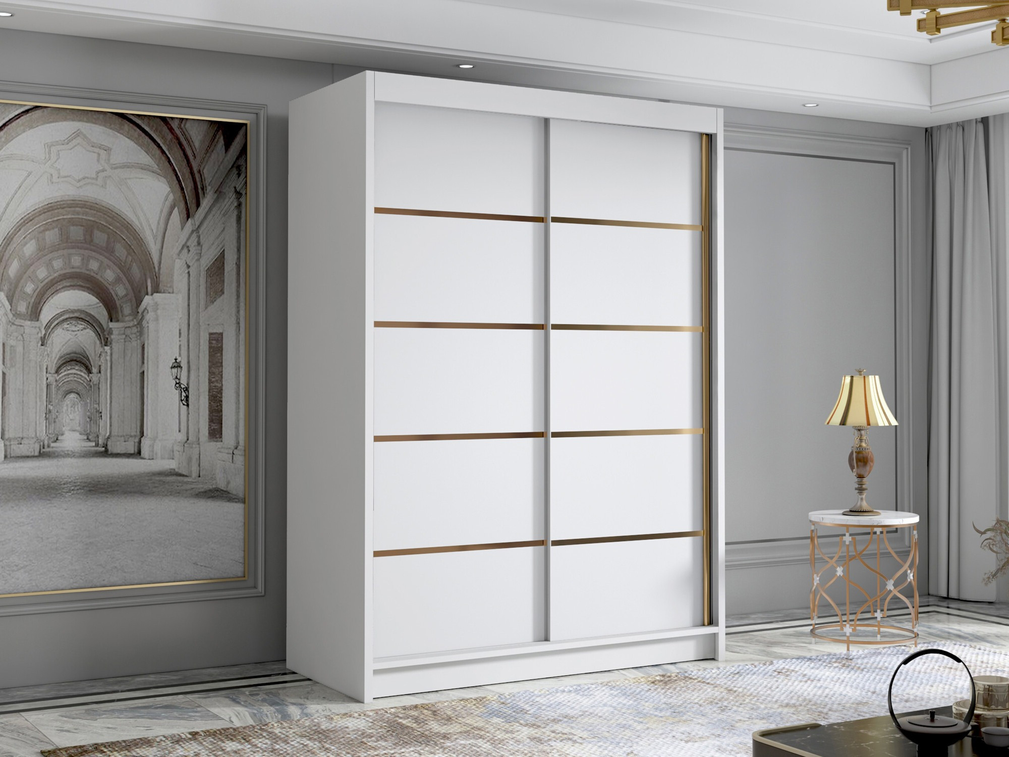 Armoire Closico Fornix III (Blanc)