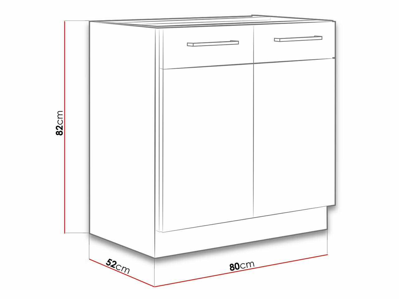 Armoire modulaire pour évier avec portes Wood Dark 101
