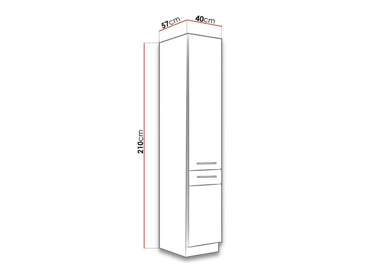 Armoire modulaire avec portes Wood White 119