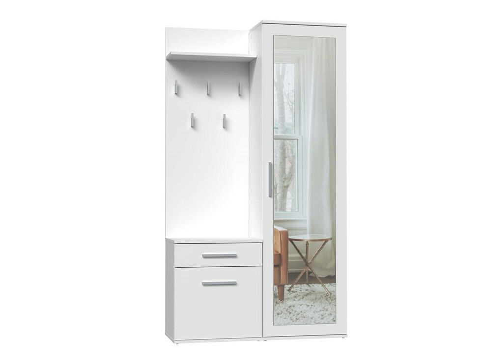 Meuble d'entrée Mandeville 126 (Mat blanc)