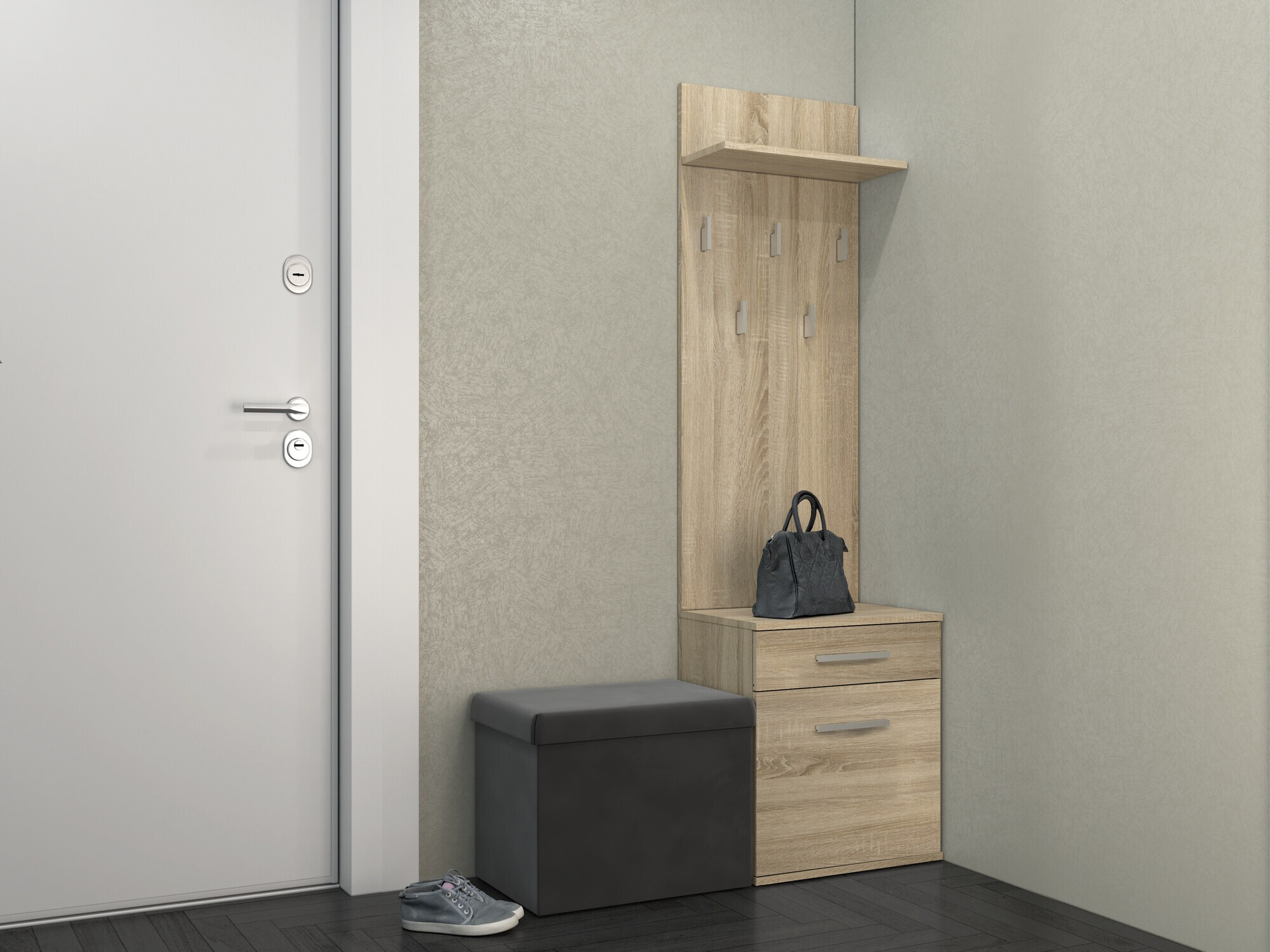 Meuble d'entrée Mandeville 129 (Sonoma chêne)