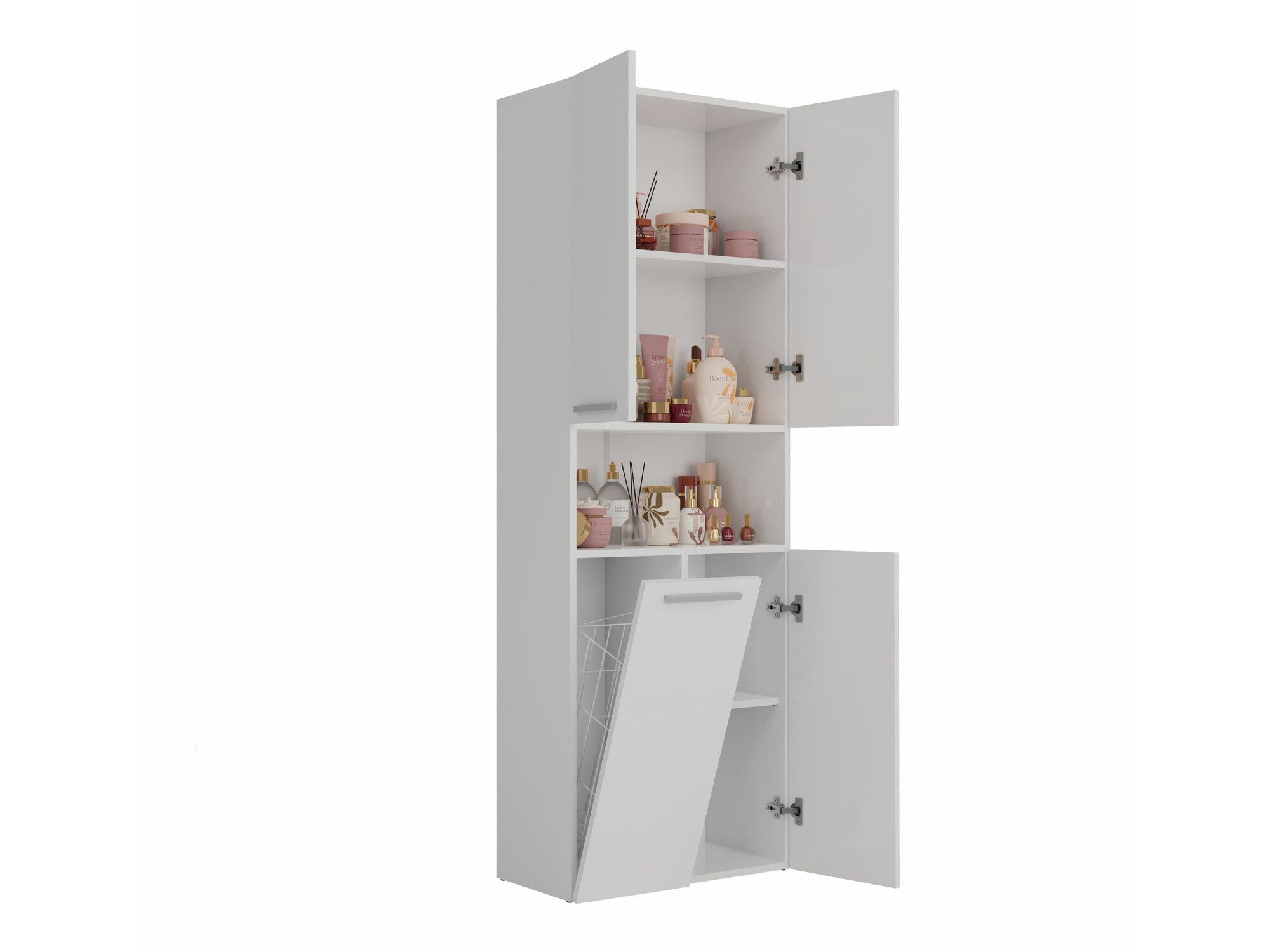 Armoire de bain à poser Nolmaru 101 (Blanc)