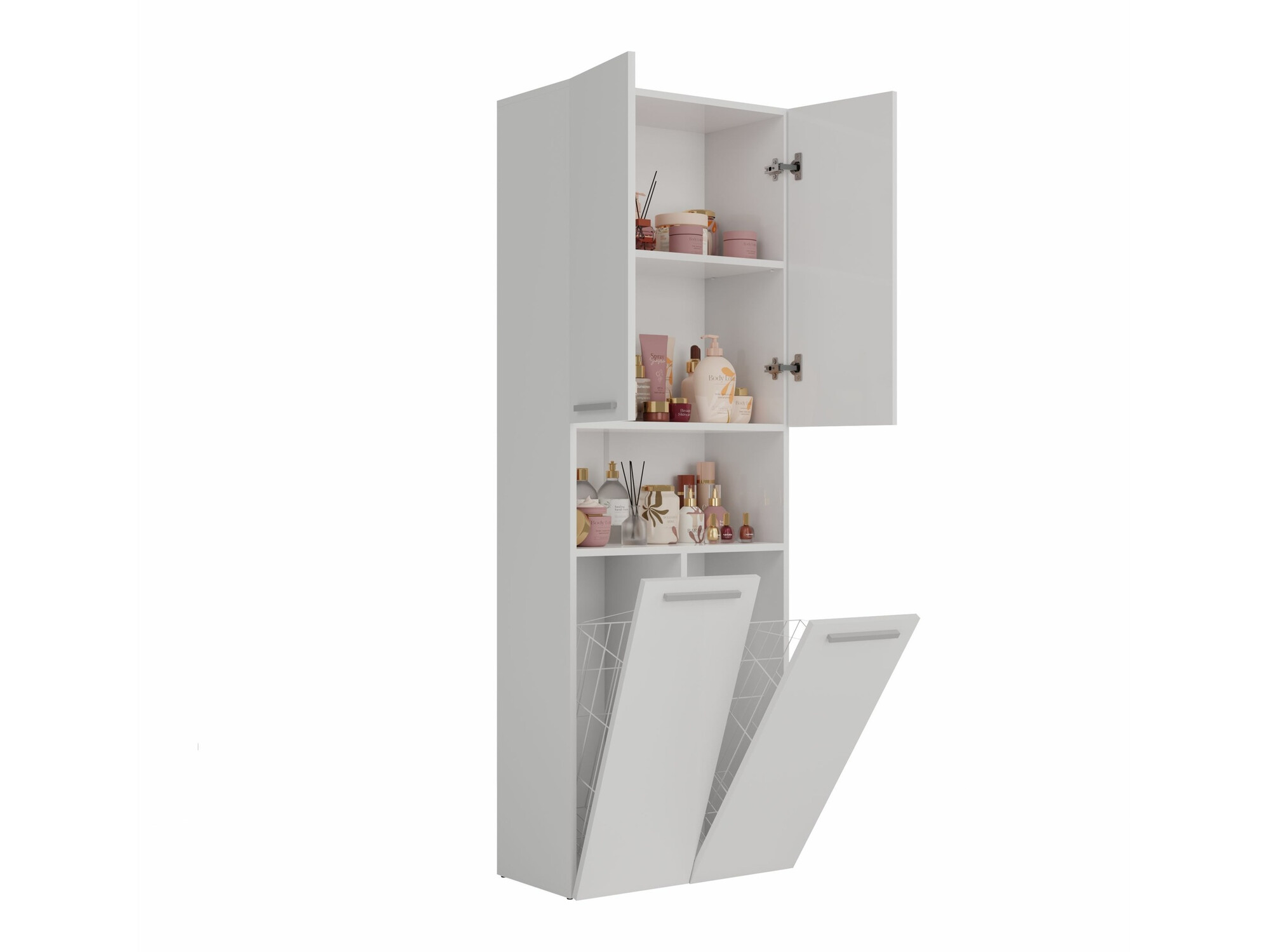 Armoire de bain à poser Nolmaru 103 (Blanc)