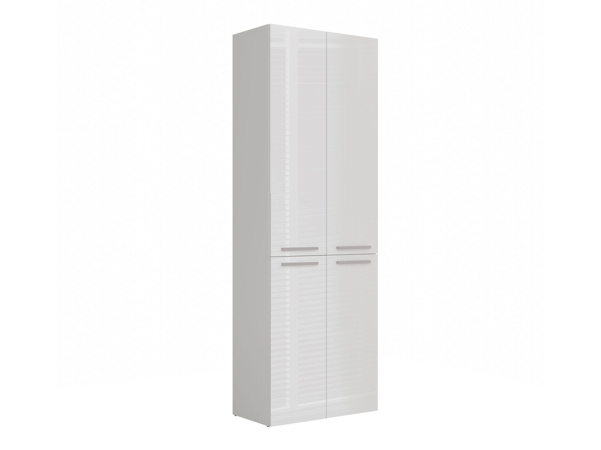 Armoire de bain indépendante Nolmaru 100 (Blanc + Blanc brillant)